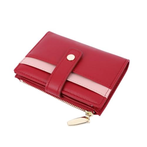 LALADEFIEE 1 Stück Multifunktionale Damen Geldbörse PU Faltbare Geldbörse Kleiner Münzfach für Frauen Stilvolles Design für Büro und Alltag Hohe Kapazität für Münzen und Scheine von LALADEFIEE