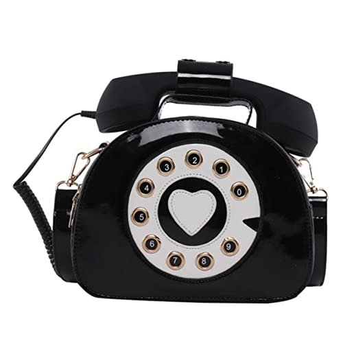 LALADEFIEE Retro-handgefertigte Tasche Reisetasche Für Damen Telefonform Entzückende Diagonale Straddle-tasche von LALADEFIEE