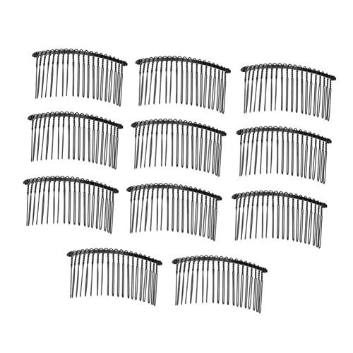 LALADEFIEE 10stücke Haarkamm Zum Stecken Schwarz Haarkammnadel Für Frauen Vintage Haarspangenkämme Einfacher Haarkamm Metall Haarschmuck Für Diy-haarstyling LALADEFIEE 10stücke Haarkamm Zum Stecken Schwarz Haarkammnadel Für Frauen Vintage Haarspangenkämme Einfacher Haarkamm Metall Haarschmuck Für Diy-haarstyling von LALADEFIEE