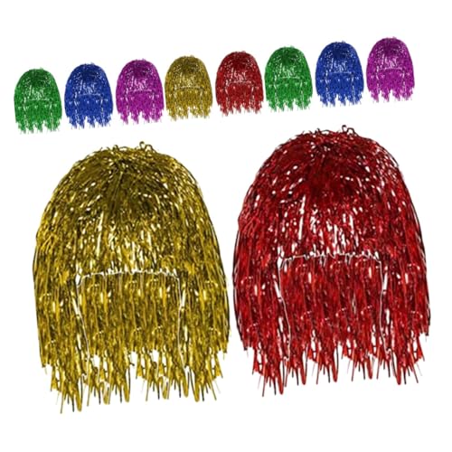 LALADEFIEE 10stücke Bunte Cosplay Perücken Für Kostümpartys Lustige Haarperücken Für Halloween Masqueraden Festivals Und Karneval Langlebiges Kostümzubehör von LALADEFIEE