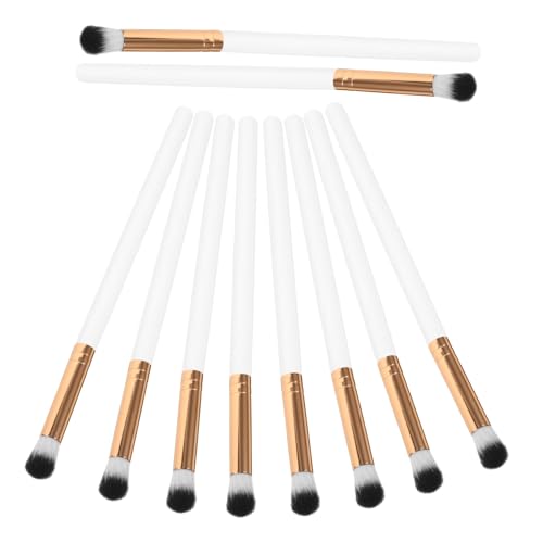 LALADEFIEE 10-teiliges Lidschatten-make-up-pinsel-set für Frauen Make-up-pinsel mit Weichen Borsten Bequemer Griff für Die Augenkonturierung von LALADEFIEE