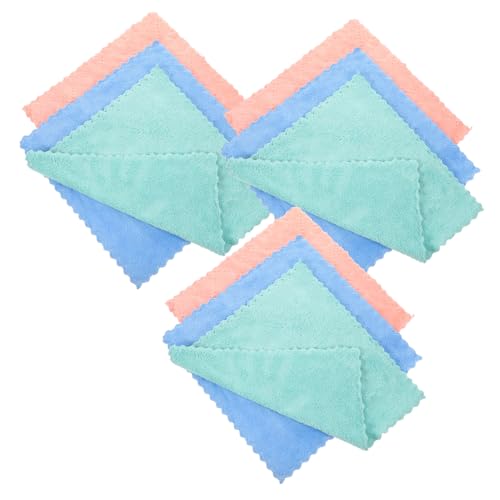 LALADEFIEE 10stücke Mikrofaser Gesichtshandtuch Waschlappen Make-up Entferner Tücher Für Gesicht Reinigung Tragbar Für Reisen Und Zuhause Maschinenwäschegeeignet von LALADEFIEE