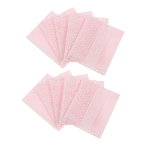 LALADEFIEE 10stücke Reise Abschminkpads Einmalige Tragbare Make-up Reinigungs-pads Für Frauen Für Gesichtspflege Und Reinigung Unterwegs Hypoallergen Mit Perlenstruktur von LALADEFIEE