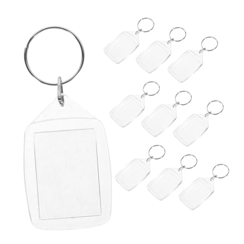 LALADEFIEE 12stücke Teiliges Transparente Foto Schlüsselanhänger Schlüsselanhänger Aus Robustem Multifunktionale Für Kreative Dekoration Und von LALADEFIEE