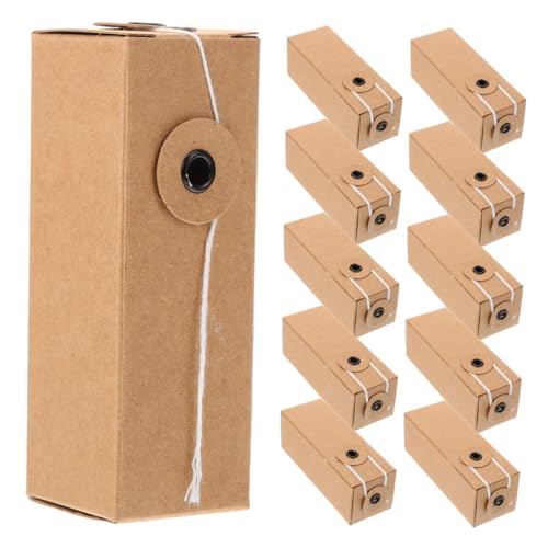 LALADEFIEE 12stücke Kosmetik Verpackungsbox Für Lippenpflege Elegante Lip Gloss Organizer Box Aus Kraftpapier Für Ätherische Öle Und Lippenstifte von LALADEFIEE