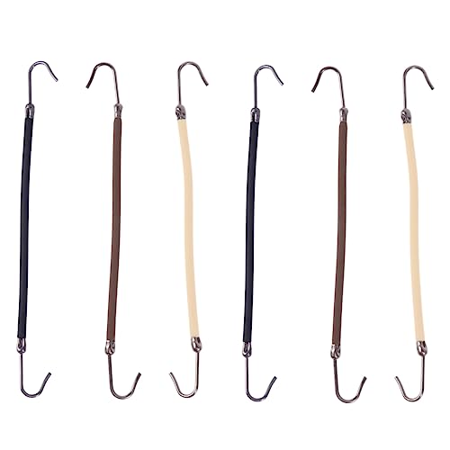 LALADEFIEE 18stücke Haargummi Mit Haken Flexible Haarseile Aus Silikon Pferdeschwanzhalter Für Frauen Und Mädchen Farbe von LALADEFIEE