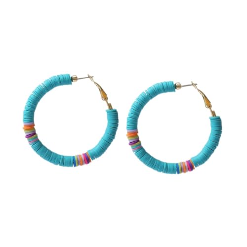LALADEFIEE 1Paar Böhmische Stapelbare Ohrringe Weichem Polymer Farbenfrohe für Strandpartys Lässige Outfits Perfektes für Modebewusste Frauen LALADEFIEE 1Paar Böhmische Stapelbare Ohrringe Weichem Polymer Farbenfrohe für Strandpartys Lässige Outfits Perfektes für Modebewusste Frauen von LALADEFIEE