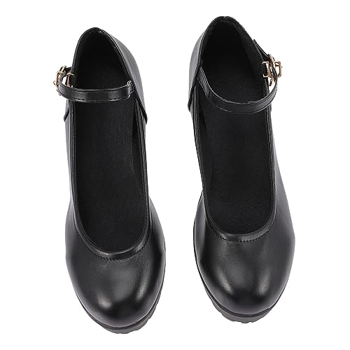 LALADEFIEE 1Paar Rundkopf High Heels Damen Schuhe Schwarz Pumps für Party Hochzeit Alltag für Femininen Style Langlebig und Vielseitig Kombinierbar LALADEFIEE 1Paar Rundkopf High Heels Damen Schuhe Schwarz Pumps für Party Hochzeit Alltag für Femininen Style Langlebig und Vielseitig Kombinierbar von LALADEFIEE