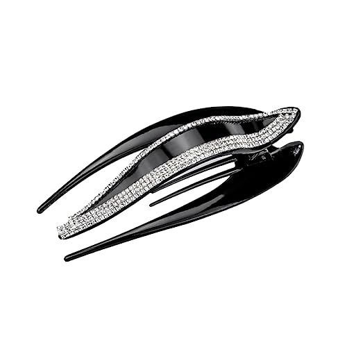 LALADEFIEE Schwarze Haarclips Mit Strass-verzierung Haarnadel Clip Haar Zubehör Für Damen Kopfbedeckung Hochsteckfrisur Accessoire Für Party Festival Alltag LALADEFIEE Schwarze Haarclips Mit Strass-verzierung Haarnadel Clip Haar Zubehör Für Damen Kopfbedeckung Hochsteckfrisur Accessoire Für Party Festival Alltag von LALADEFIEE