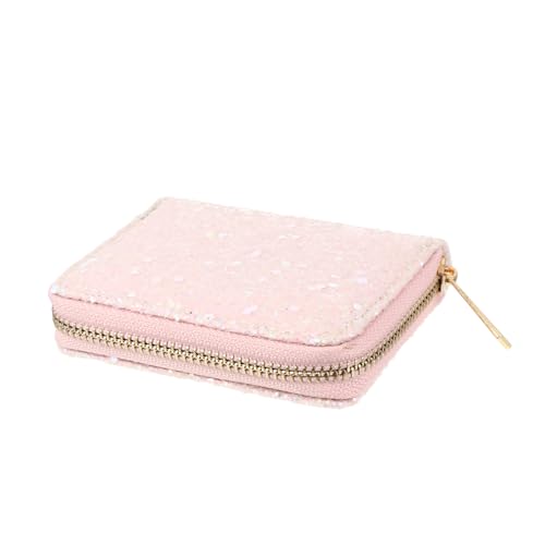 LALADEFIEE Münzgeldbörse Für Damen Wechselgeldbörse Aus Pu-Tasche Geldbörse Mit Reißverschluss Kleingeldhalter Für Münzen Und Schlüssel Kompakt Und Langlebig Für Alltag Und Reisen von LALADEFIEE