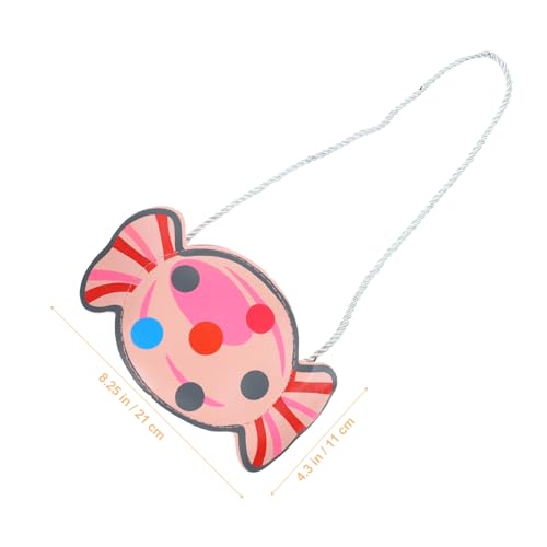 LALADEFIEE Mini Schultertasche Für Kinder Bonbon-Form Aufbewahrungstasche Süßes Portemonnaie Kompakt Und Leicht von LALADEFIEE