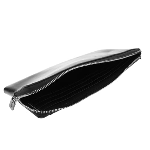 LALADEFIEE Lange Herren-geldbörse Mit Handy-Funktion Tragbare Schicke Münzbörse Für Männer Platz Für Karten Bargeld Und Kleinigkeiten Mit Glatten Reißverschlüssen von LALADEFIEE