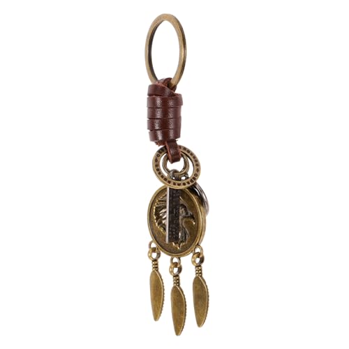 LALADEFIEE Vintage Schlüsselanhänger Für Männer Mit Federanhänger Kreativer Schlüsselanhänger Hängendes Kunsthandwerk Foto-Requisiten LALADEFIEE Vintage Schlüsselanhänger Für Männer Mit Federanhänger Kreativer Schlüsselanhänger Hängendes Kunsthandwerk Foto-Requisiten von LALADEFIEE