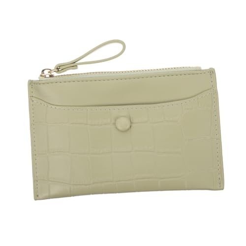 LALADEFIEE Mini-reißverschluss-geldbörse Aus Pu Für Kleingeld Damen-pu-geldbörse Mit Metallreißverschluss Kompakt Und Tragbar Für Karten Und Münzen von LALADEFIEE