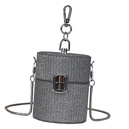 LALADEFIEE Mini Umhängetasche Für Frauen Kleine Kettentasche Lippenstifttasche Minitasche Münztasche Verarbeitet Leicht Und Tragbar Zur Sicheren Aufbewahrung Von Schlüsseln Bargeld Und von LALADEFIEE