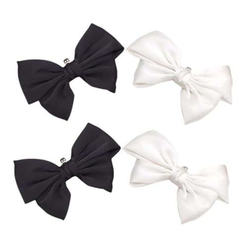 LALADEFIEE 2 Paare Abnehmbare Schleifen schuhclips Damen High Heels Flats Sandalen Polyester Stoff Bogen Dekoration Einfache Befestigung Eleganter Damenschuh Schmuck von LALADEFIEE