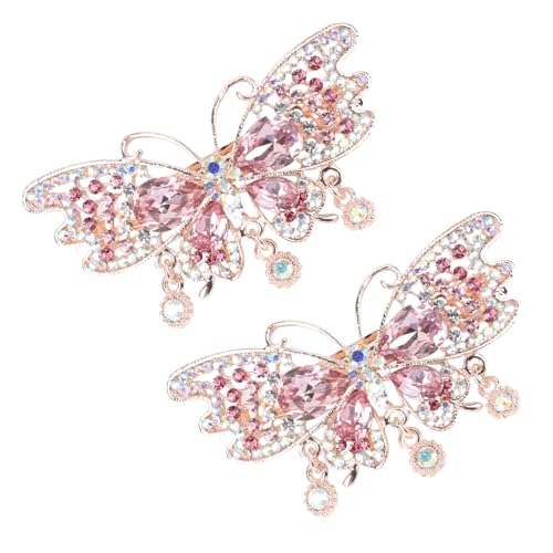 LALADEFIEE 2stücke Wasserfallausschnitt Haarklammern Für Damen Ponytail Halter Und Haarschmuck Für Partys Und Alltagslook von LALADEFIEE