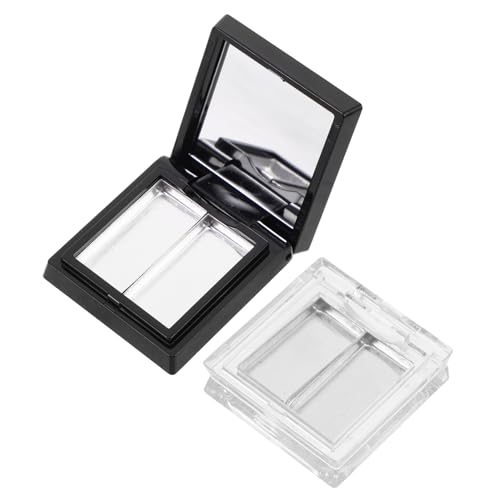 LALADEFIEE 2stücke Leere Make-up-palette Für Lidschatten Und Farbaufbewahrung Für -kosmetik Pans LALADEFIEE 2stücke Leere Make-up-palette Für Lidschatten Und Farbaufbewahrung Für -kosmetik Pans von LALADEFIEE
