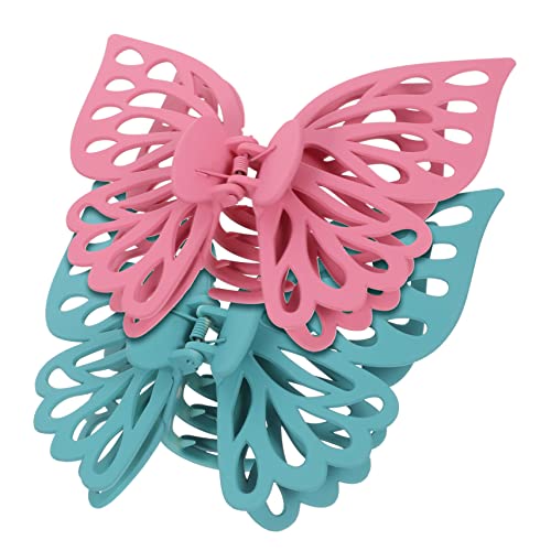 LALADEFIEE Schmetterlings-haarspangen Haarklammern Für Damen Süße Haarklammern Schmetterling-haarspangen Haarschmuck Für Mädchen Haarclips Backenclips von LALADEFIEE