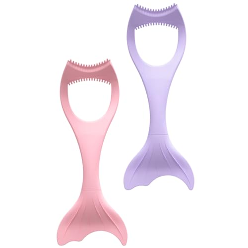 LALADEFIEE 2 Stück Silikon Eyeliner Hilfsmittel für Augen Make Up Wiederverwendbare Schablonen für Eyeliner und Wimperntusche Make Up Werkzeug für Anfänger und Profis von LALADEFIEE