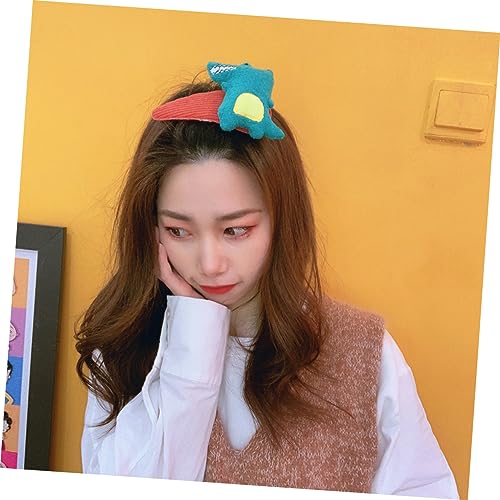 LALADEFIEE 2 Stück Teiliges Dinosaurier Haarklammern Niedliche Cartoon Haarspangen Kreative Haarschmuck für Mädchen und Damen Langlebig und Auffällig für Alltag und Party von LALADEFIEE