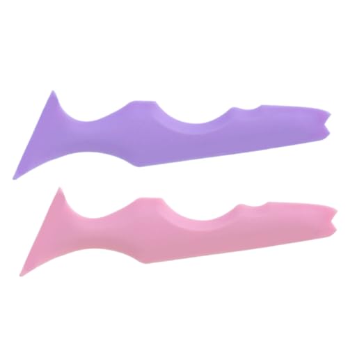 LALADEFIEE 2 Stück Teiliges Silikon Eyeliner Schablonen Schnelles Augen make up Tool Wasserfest Wiederverwendbar Präzise Shadow Guide Template für Anfänger und Profis Beauty Tool Zubehör von LALADEFIEE