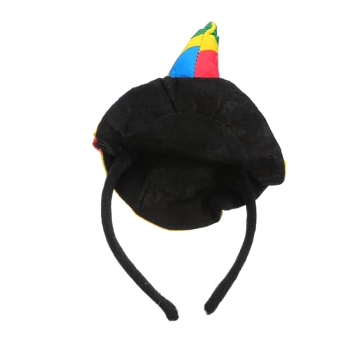 LALADEFIEE 2stücke Clown Hut Haarreifen Aus Hochwertigem Material Kreativer Kopfschmuck Für Party Und Cosplay Einheitsgröße Und Leicht Zu Tragen Für Karneval Und Festivals von LALADEFIEE