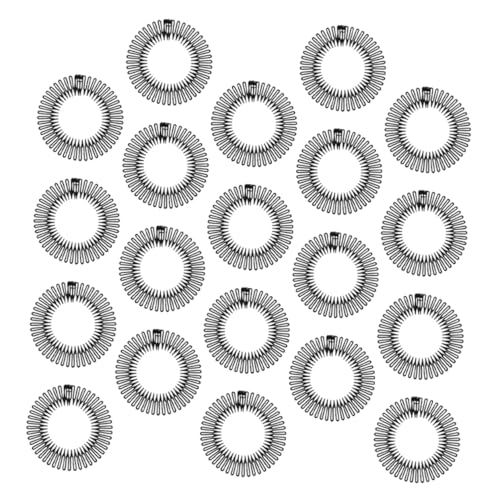 LALADEFIEE 20 Stück Elastische Haarkämme aus Abs Flexibles Unsichtbares Stirnband für Damen Bequem und Druckfrei Geeignet für Kopfgrößen für Alltag und Formelle Anlässe von LALADEFIEE