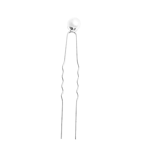 LALADEFIEE 20 Stück Perlenhaarnadeln U-förmig Legierung Haarspangen Schmuck Für Hochzeit Geburtstag Damen Mädchen von LALADEFIEE