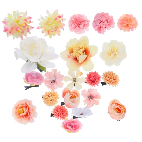 LALADEFIEE 21stücke Teiliges Blumen-haarclips Für Mädchen Dekorative Haarklammern Mit Niedlichem Design Für Partys Geburtstage Und Festivals Rutschfeste Haarspangen Für Verschiedene von LALADEFIEE