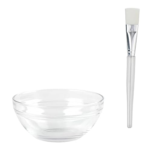 LALADEFIEE 24stücke Teiliges Gesichtsmaske Schalen Und Pinsel Transparente Maskenapplikatoren Leicht Wiederverwendbar Für Hautpflege Und Masken Für Zuhause Und Unterwegs von LALADEFIEE