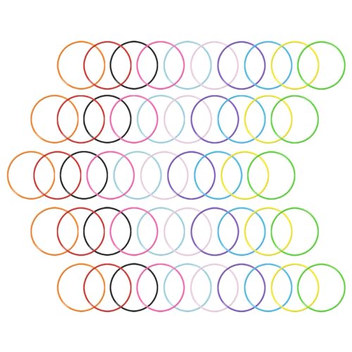 LALADEFIEE 25stücke Teiliges Farbige Silikonarmbänder Für Elastische Haargummis Und Armbänder Für Mädchen Für Themenpartys Und von LALADEFIEE