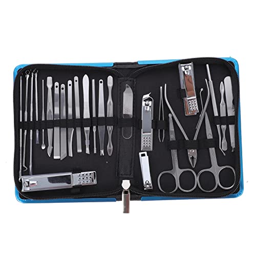 LALADEFIEE 26stücke Nagel Maniküre Mit Clippers Für Maniküre Und Pediküre Pflege Werkzeuge Aus Kompaktes Für Männer Frauen Junge Mädchen Und Senioren von LALADEFIEE