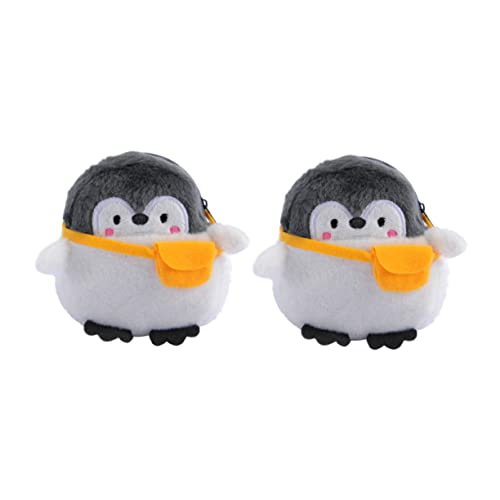 LALADEFIEE Pinguin-Aufbewahrungstasche Cartoon-Pinguin-Tasche Bezaubernde Münzbörse Geburtstagsgeschenk Kleingeld-Aufbewahrungstasche von LALADEFIEE