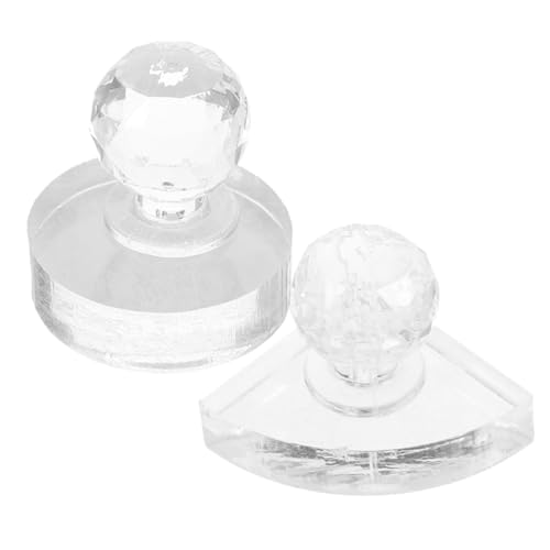 LALADEFIEE 2stücke Kosmetikstempel Für Lidschattenpaletten Runde Form Presswerkzeug Zum Drücken Von Lidschatten Diy Werkzeug Für Puder-make-up von LALADEFIEE