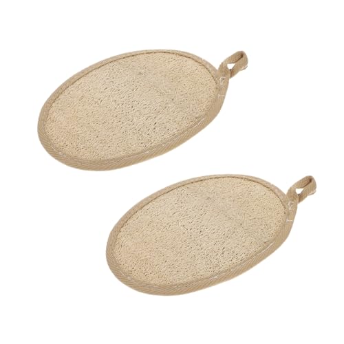 LALADEFIEE Praktisches Bade-/dusch-luffa-schwamm-peeling-badetuch-set Natürliches Luffa-handtuch Zur Körperreinigung von LALADEFIEE
