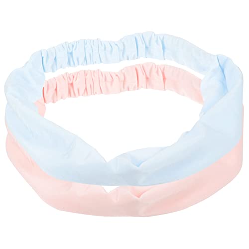 LALADEFIEE 2stücke Schweiß Stirnband Für Training Atmungsaktive Sport Stirnbänder Für Damen Haar Bänder Für Fitnessstudio Und Outdoor Sport Leicht Elastisch Und Bequem von LALADEFIEE