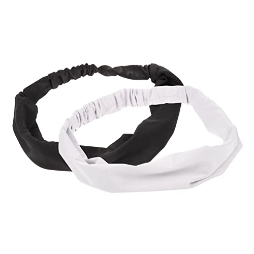 LALADEFIEE 2stücke Sportliche Haarbänder Für Elastische Schweißbänder Atmungsaktive Und Saugfähige Headbands Für Training Yoga Und Fitness von LALADEFIEE