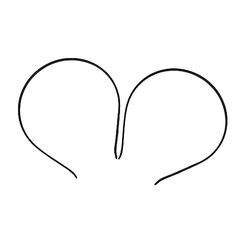 LALADEFIEE 2stücke Diy Haarschmuck Dekorative Haarreifen Handgefertigte Haarbänder Schwarz Schwarz von LALADEFIEE