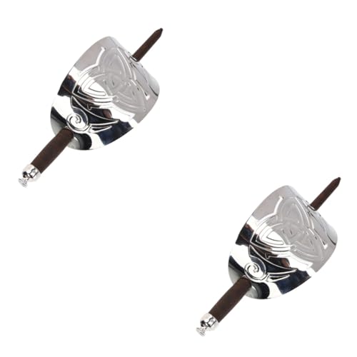 LALADEFIEE 2St keltische Haarnadel Haarstäbchen für Brötchen Styling-Haarspangen Haarknotennadel Haarspangen für Damen Frauenhaarstock Haarstab für Pferdeschwanz Frauen Haarnadel Legierung von LALADEFIEE