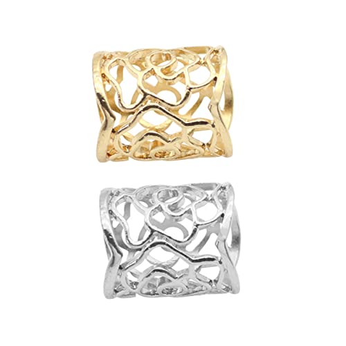 LALADEFIEE 2Stücke Retro Hohlschalschnalle mit Rosenmuster für Damen Schalclips Silber für Hochzeiten Partys Tägliches von LALADEFIEE