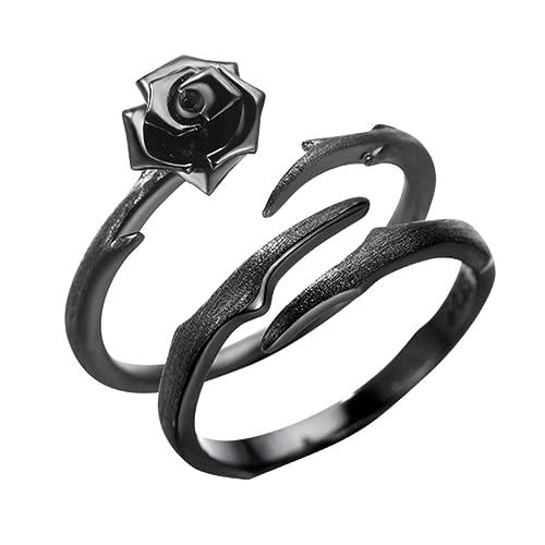 LALADEFIEE 2Stücke Sterling Ringe für Kreative Design Finger Dekoration Teiliges für Besondere Anlässe an Geliebte Menschen LALADEFIEE 2Stücke Sterling Ringe für Kreative Design Finger Dekoration Teiliges für Besondere Anlässe an Geliebte Menschen von LALADEFIEE