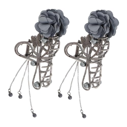 LALADEFIEE 2er Satz Schmetterling Haarspangen Mit Quaste Und Metallrosen Haarklammern Für Frauen Und Mädchen Geeignet Für Dünnes Und Dickes Haar LALADEFIEE 2er Satz Schmetterling Haarspangen Mit Quaste Und Metallrosen Haarklammern Für Frauen Und Mädchen Geeignet Für Dünnes Und Dickes Haar von LALADEFIEE