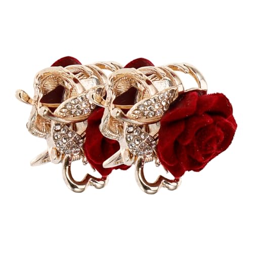 LALADEFIEE 2er-set Haarspangen mit Strasssteinen Mini-clips Winziges Blumen-design für Damen LALADEFIEE 2er-set Haarspangen mit Strasssteinen Mini-clips Winziges Blumen-design für Damen von LALADEFIEE