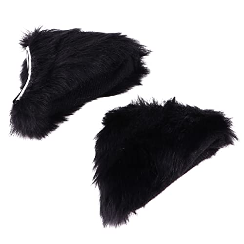 LALADEFIEE 2stücke Katzenohren Clips Für Halloween Cat Ears Cosplay Haarspange Maskenkopfschmuck Aus Strapazierfähigem Material Schöne Haarnadeln Für Partykopfbedeckungen von LALADEFIEE