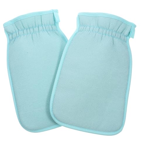 LALADEFIEE 2st Sauberes Badetuch Peelings Handtücher Handschuhe Handtuch Peeling-schrubber Duschreiniger Duschzubehör Badehandschuh Für Erwachsene Handpeeling-handschuh Körpertuch Stoff von LALADEFIEE