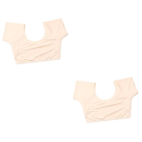 LALADEFIEE 2stücke Atmungsaktive Dünne Achsel-sweat-vest Für Damen Waschbare Unterwäsche Mit Schweißpolstern Für Sommer Schnell Trocknend Elastisch Und Für Täglichen Gebrauch von LALADEFIEE