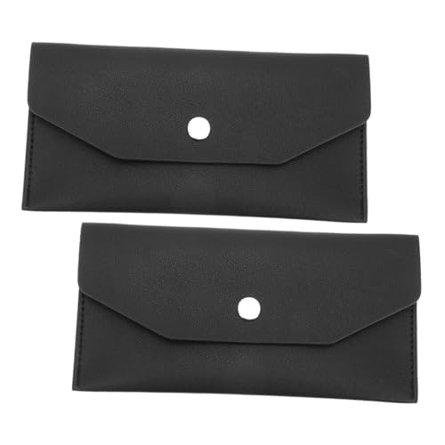 LALADEFIEE 2stücke Damen Pu Clutch Geldbörse Wiederverwendbare Budget-envelopes Für Bargeld Und Dokumente Langlebige Handtasche Für von LALADEFIEE