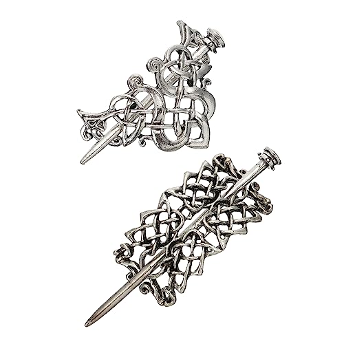 LALADEFIEE 2stücke Knoten Haarspange Schiebe Haarnadel Haarspange Aus Legierungsmaterial Stilvolles Design Für Mädchen Frauen Junge Mädchen Und Jugendliche von LALADEFIEE
