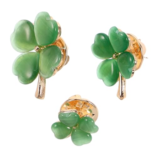 LALADEFIEE 3 STÜCKE Anstecknadeln Leichte Nähfreie Broschen für DIY Kleidung Glücksbringer für Shirts Jacken und Bastelprojekte Kompakte und Stilvolle Dekoration von LALADEFIEE